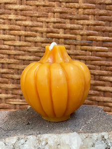 SALE Pumpkin Beeswax Candle (2 sizes)