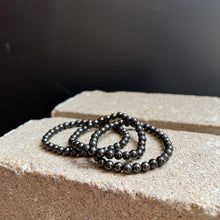 Load image into Gallery viewer, Shungite Bead Bracelet
