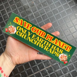 Save Our Planet! Bumper Sticker