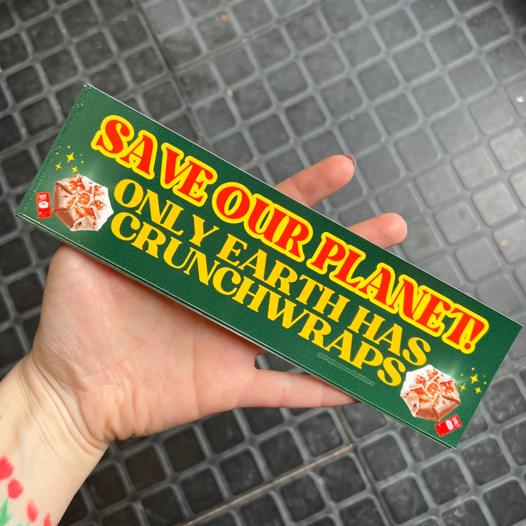 Save Our Planet! Bumper Sticker