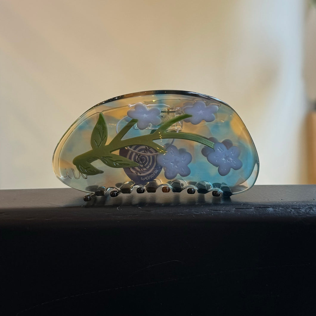 Forget-Me-Not Hair Claw