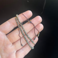 Load image into Gallery viewer, Adjustable Pyrite Bead Bracelet
