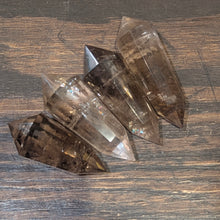 Load image into Gallery viewer, Smokey Quartz Double-Terminated Vogel Wand