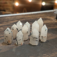 Load image into Gallery viewer, Tourmaline in Quartz Standing Point