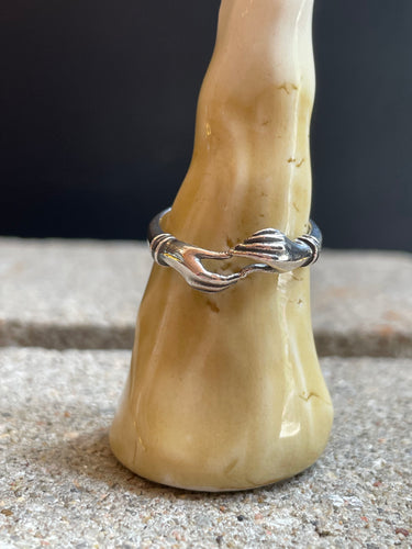 Lovers’ Hands Ring - Sterling Silver