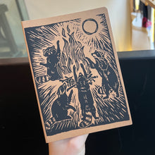 Load image into Gallery viewer, Raccoon Bonfire Notebook