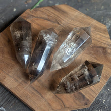 Load image into Gallery viewer, Smokey Quartz Double-Terminated Vogel Wand