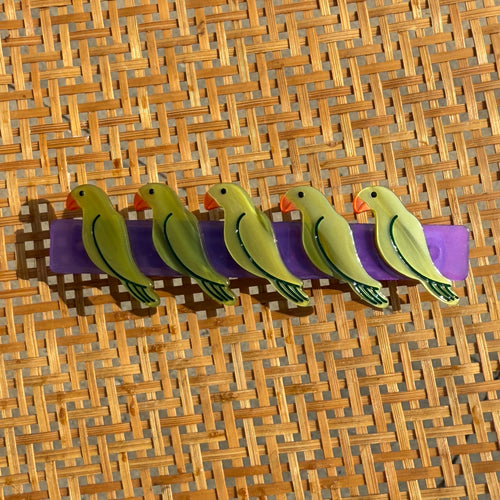 Pasadena Parrots Barrette