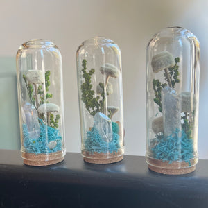 Crystal Fairy Garden Glass Terrarium