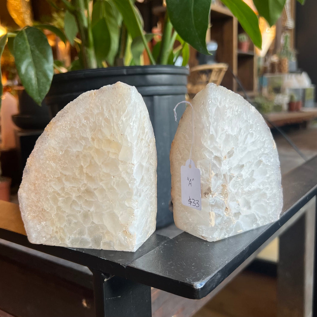 Geode Book End Set