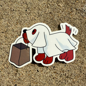 Trick or Treat Clifford Sticker