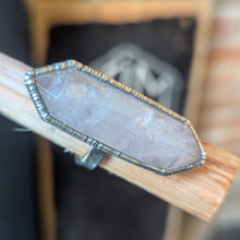 Load image into Gallery viewer, Rose Quartz Point Ring - Sterling Silver