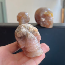 Load image into Gallery viewer, Flower Agate Skull