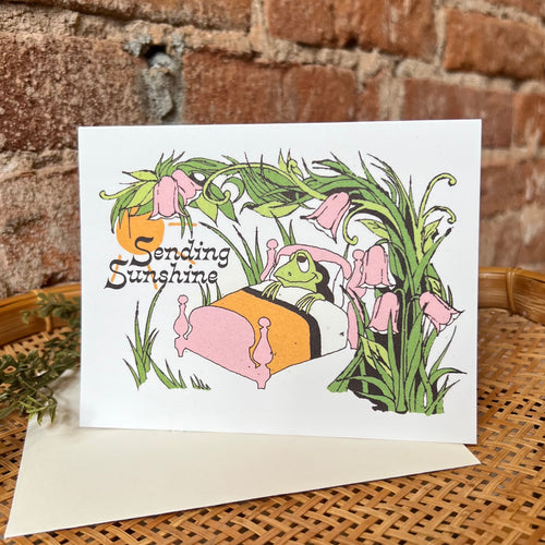 Sending Sunshine Frog Card