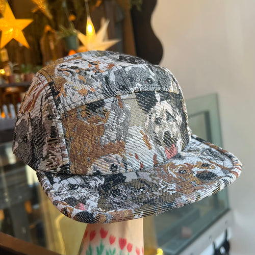 Dog Jacquard 5-Panel Hat