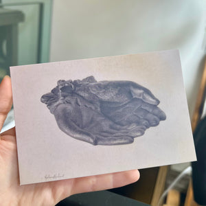 Hands Postcard