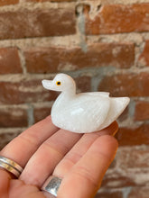 Load image into Gallery viewer, Carved Crystal Ducks