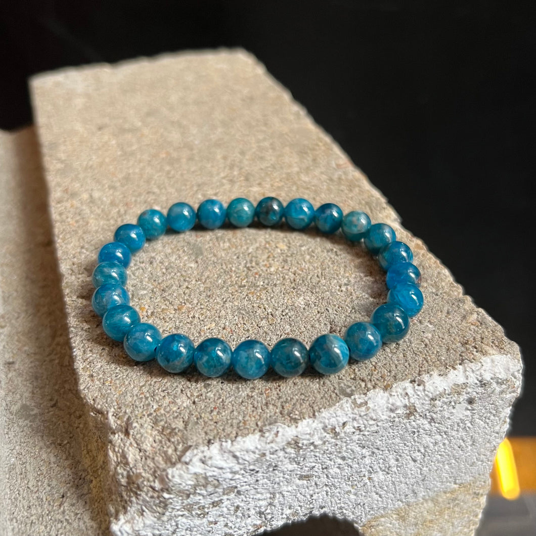 Apatite Bead Bracelet