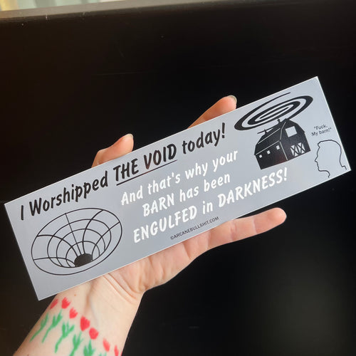 Void Worshipper Bumper Sticker