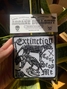 Extinction Can’t Stop Me Embroidered Patch