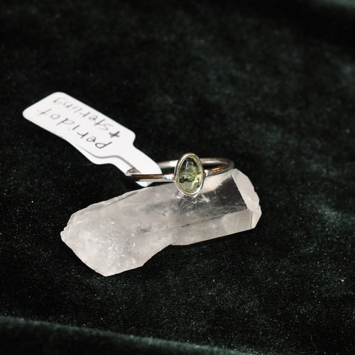 Peridot Ring - Sterling Silver