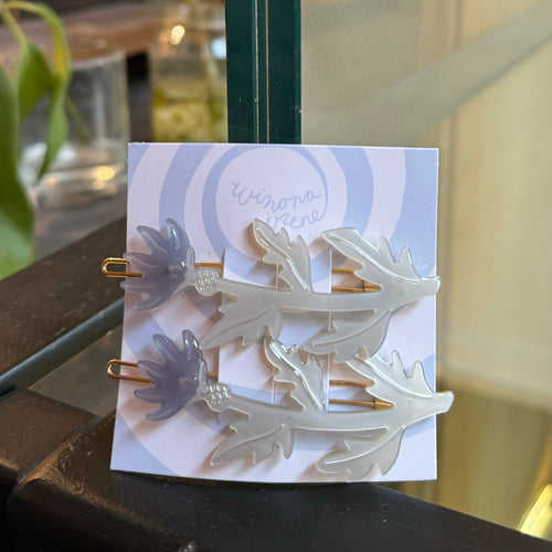 Thistle Barrette Set