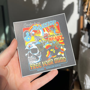 Gender Is An Illusion Sticker