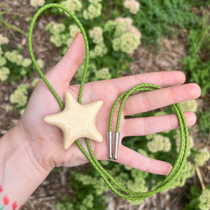 Ceramic Star Bolo Tie