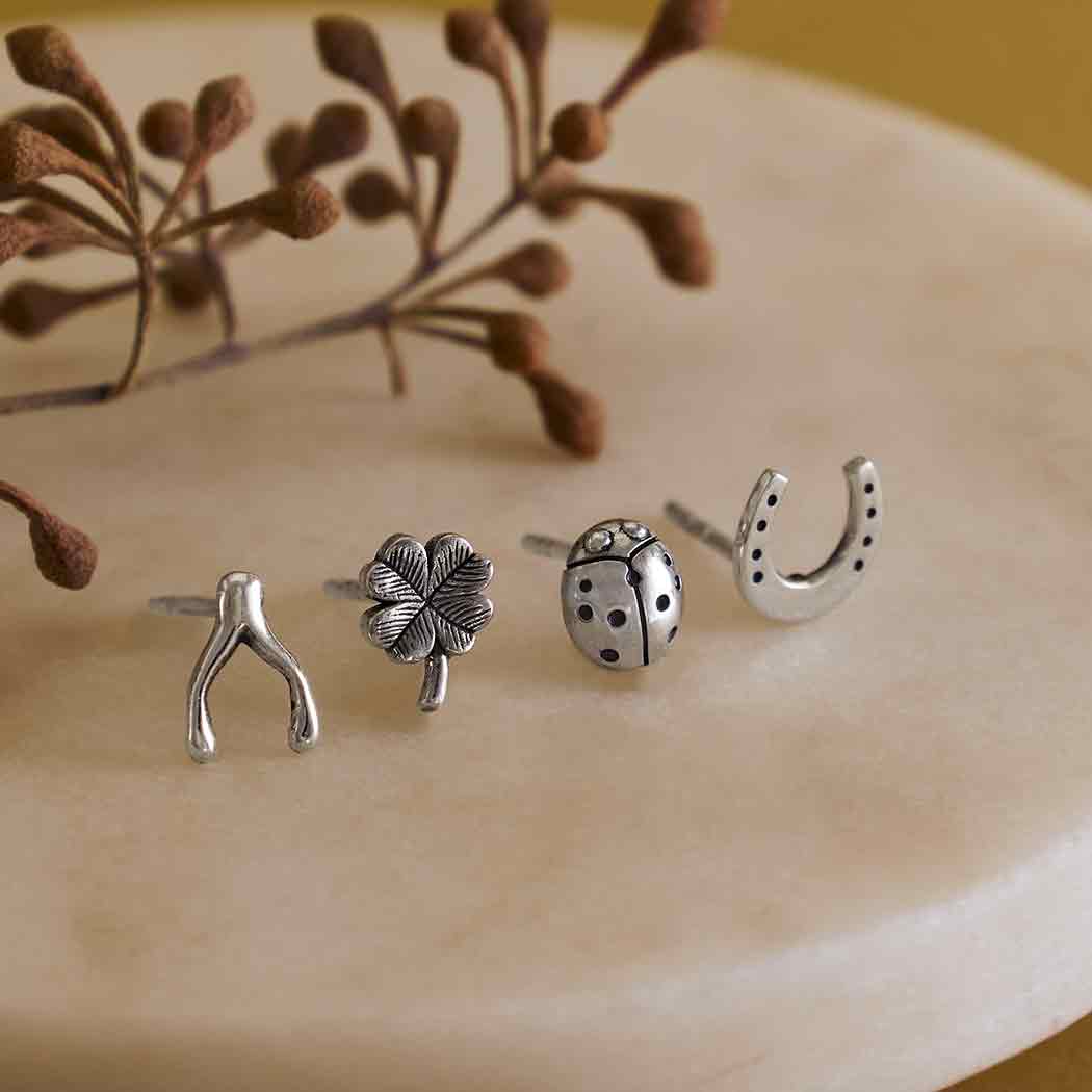 Good Luck Stud Earring SET - Sterling Silver