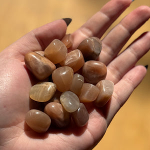 Peach Moonstone - Tumbled