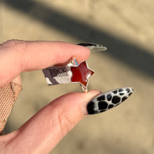 Load image into Gallery viewer, Carnelian Star Ring - Sterling Silver