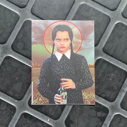 Saint Wednesday Addams Sticker