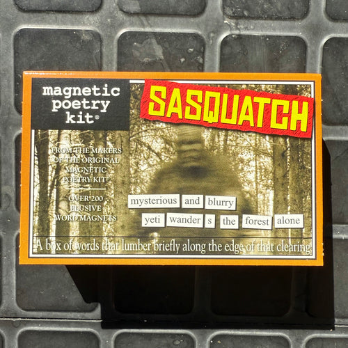 Sasquatch Magnetic Poetry Kit