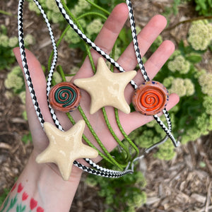 Ceramic Star Bolo Tie