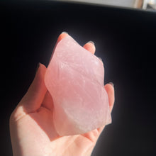 Load image into Gallery viewer, Rose Quartz Flame Tower