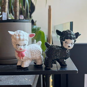 Little Lambs Ceramic Salt & Pepper Shakers