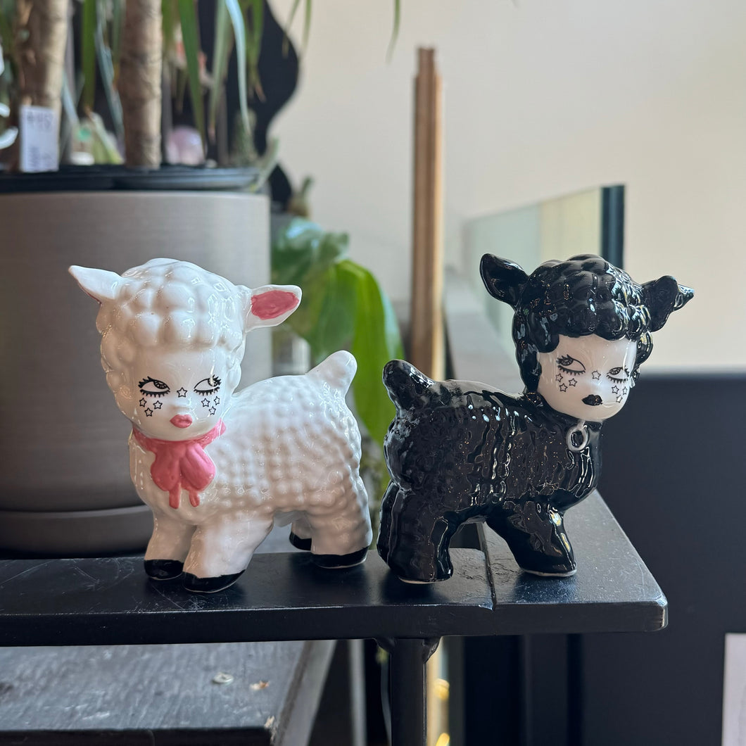Little Lambs Ceramic Salt & Pepper Shakers