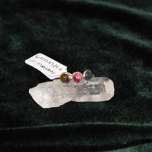 Load image into Gallery viewer, Tourmaline Trio Ring - Sterling Silver