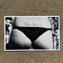 Load image into Gallery viewer, Team Edward Tramp Stamp Holographic Print