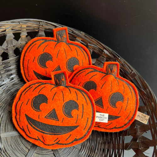 Jack O’Lantern Pumpkin Catnip Toy