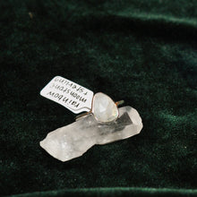 Load image into Gallery viewer, Rainbow Moonstone Ring - Sterling Silver