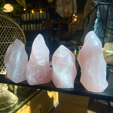 Load image into Gallery viewer, Rose Quartz Flame Tower