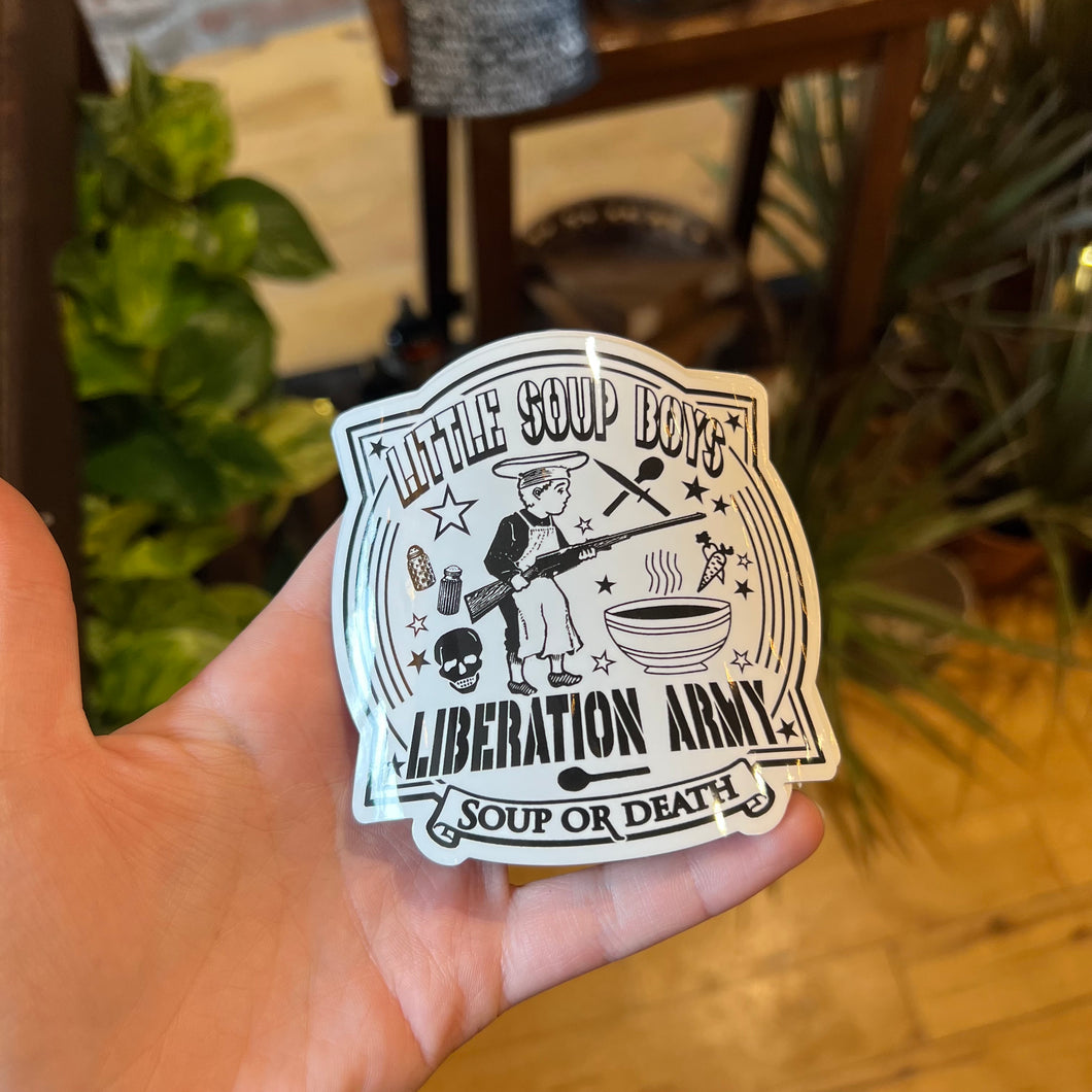 Little Soup Boys Liberation Army Sticker