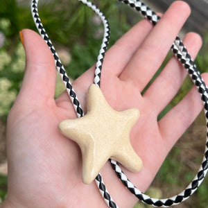 Ceramic Star Bolo Tie