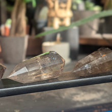 Load image into Gallery viewer, Smokey Quartz Double-Terminated Vogel Wand