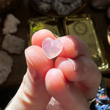 Load image into Gallery viewer, Teeny Tiny Rose Quartz Heart
