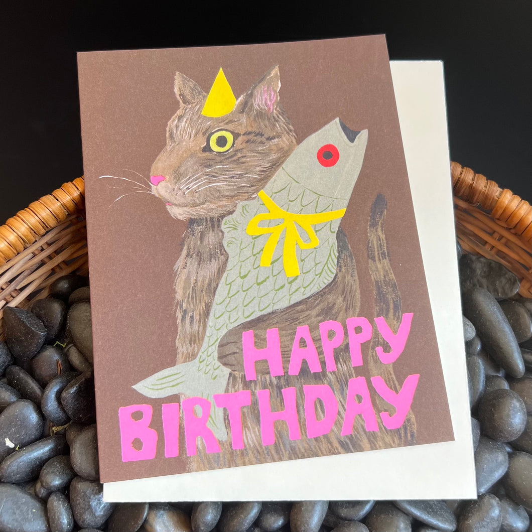 Cat’s Delight Birthday Card