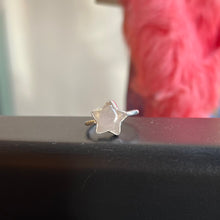 Load image into Gallery viewer, Rose Quartz Star Ring - Sterling Silver