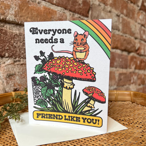 Mouse Friend Card