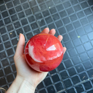 Cherry Quartz Sphere